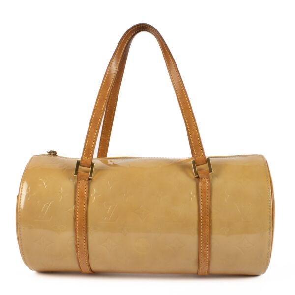 Louis Vuitton Papillon Gold Vernis Patent Leather Bag