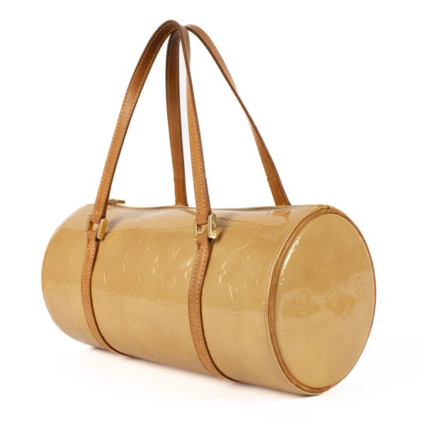 Louis Vuitton Gold Monogram Vernis Papillon Bag