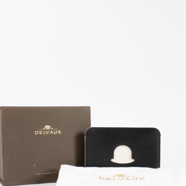 Delvaux Black Trompe l'Oeil Bowler Hat Wallet