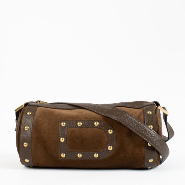 Shop 100% authentic second hand Delvaux Brown Astrid Crossbody Bag on Labellov.com