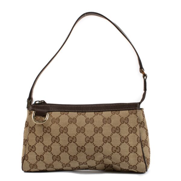 shop 100% authentic second hand Gucci GG Canvas Shoulder Bag on Labellov.com