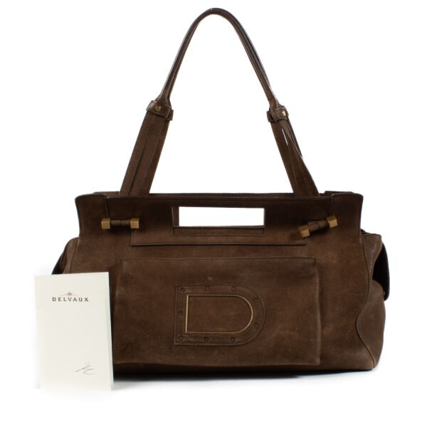 Delvaux Cafe Buffle Nubuck Benjamin GM