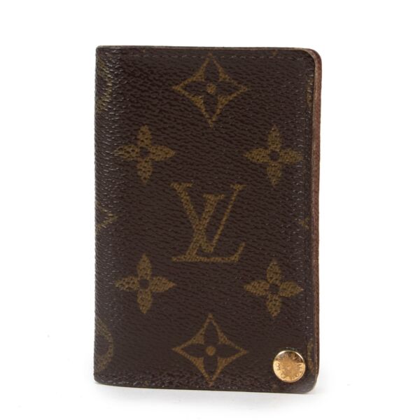 Louis Vuitton Monogram Business Card Holder now available to be used at Labellov Luxury