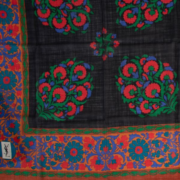 Yves Saint Laurent Vintage Multicolor Scarf