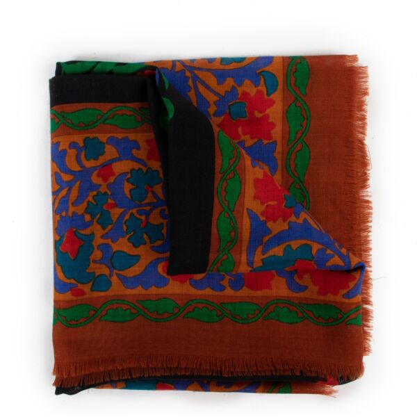 Yves Saint Laurent Vintage Multicolor Scarf