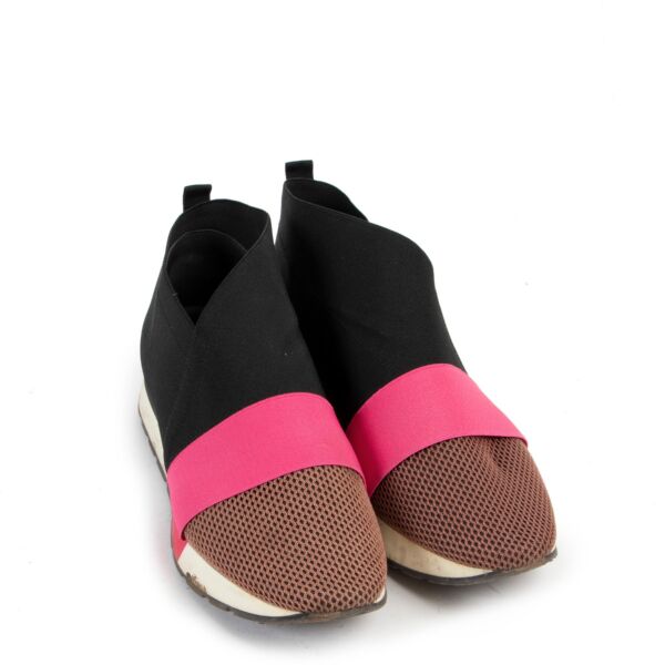 Balenciaga Black Race-Runner Sneakers - size 38