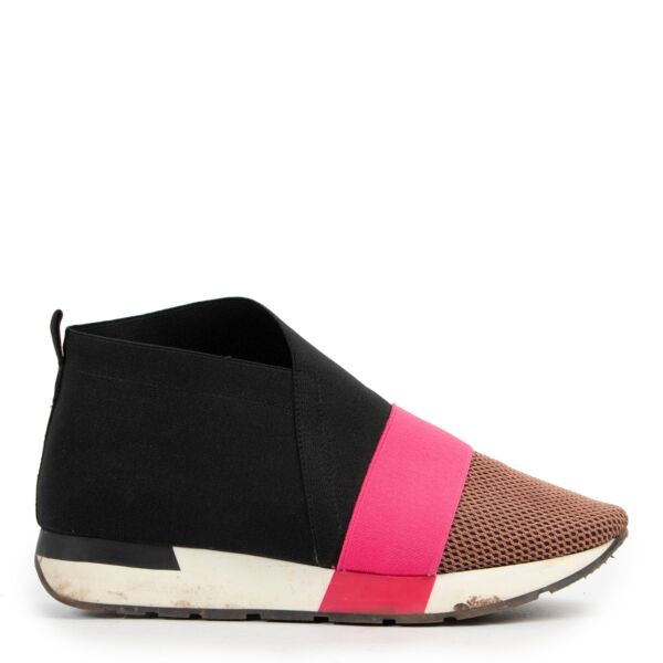 Balenciaga Black Race-Runner Sneakers - size 38