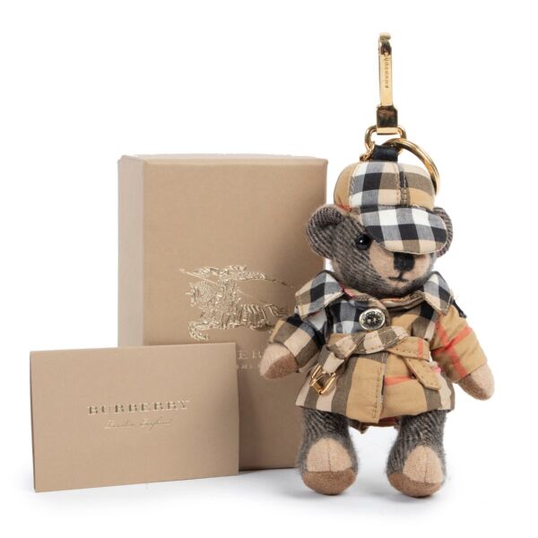 Burberry Monogram Bear Keychain 