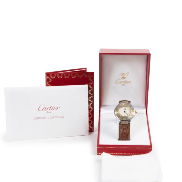 Must De Cartier Brown Must 21 Watch