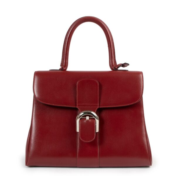 Delvaux Brillant MM Red Jumping Leather