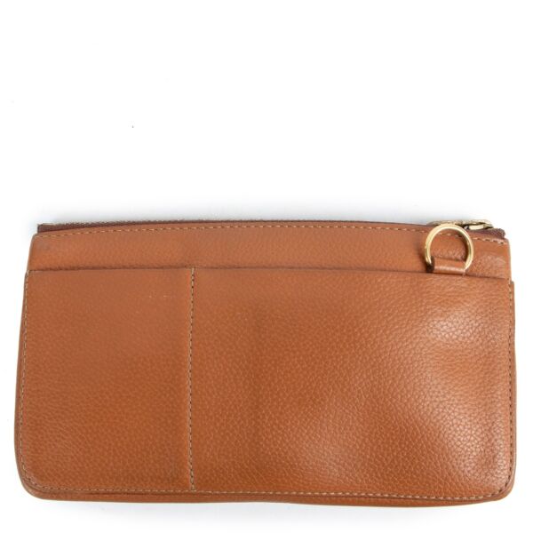 Delvaux Raphia Fauve Jumping Leather D Pochette