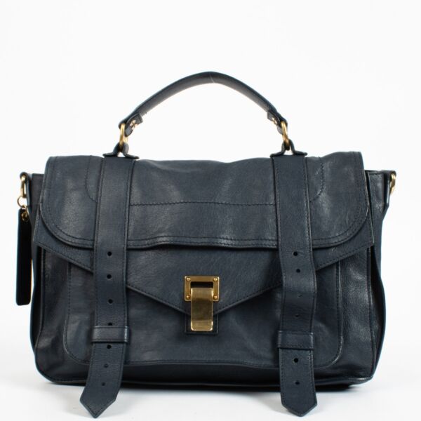 Authentic pre-loved Proenza Schouler Blue PS1 Bag on Labellov.com