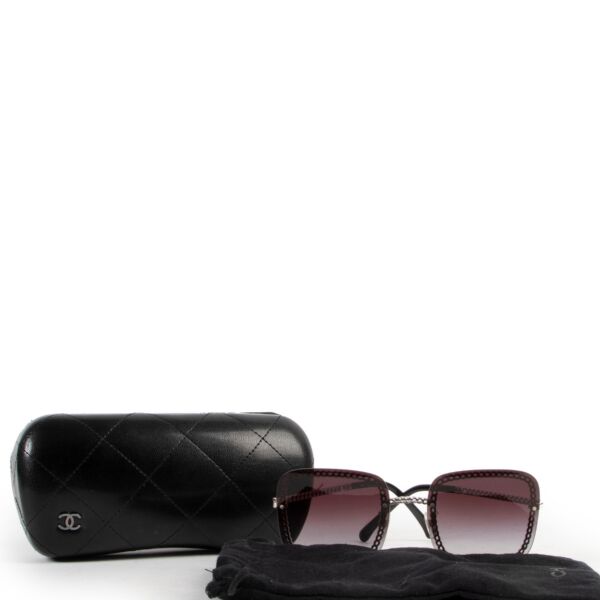 Chanel Square Chain Sunglasses