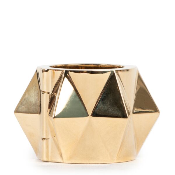 Delvaux Gold Metal WondeRing Mini Spikes