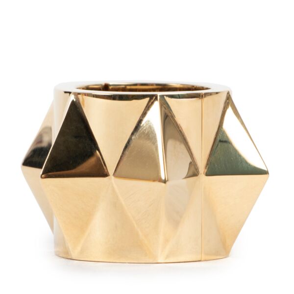 Delvaux Gold Metal WondeRing Mini Spikes