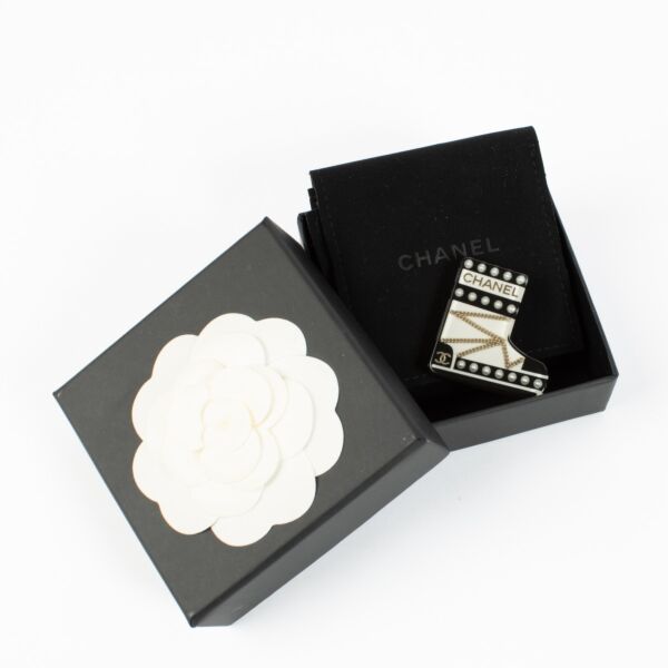 Chanel 18B Snow Boot Brooch