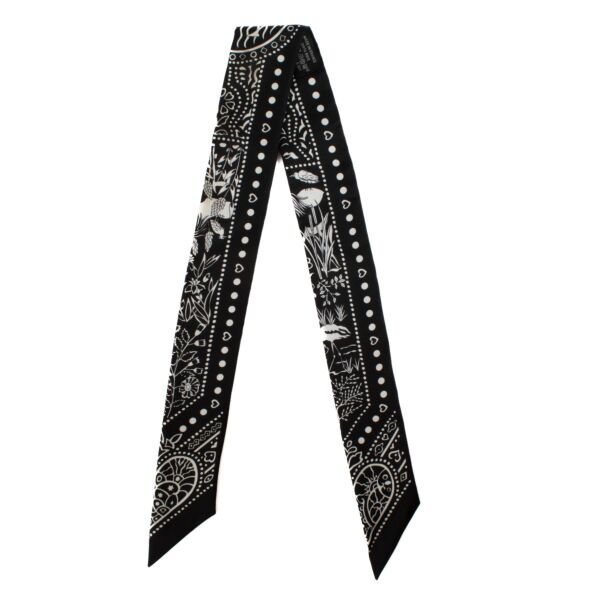 Hermès Black Entre Ciel Et Mer Twilly