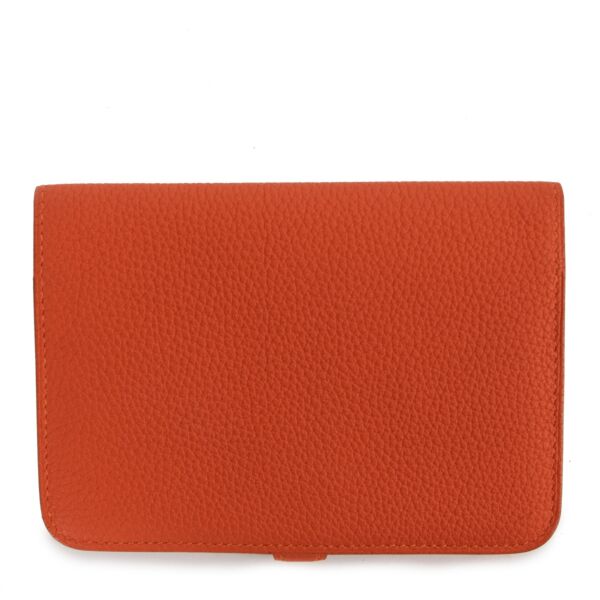 Hermès Capucine Togo Dogon Compact Wallet
