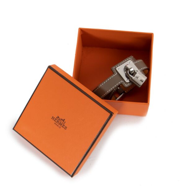 Hermès Etoupe Swift O'Kelly Bracelet 