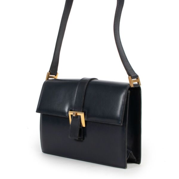 Delvaux Dark Blue Shoulder Bag