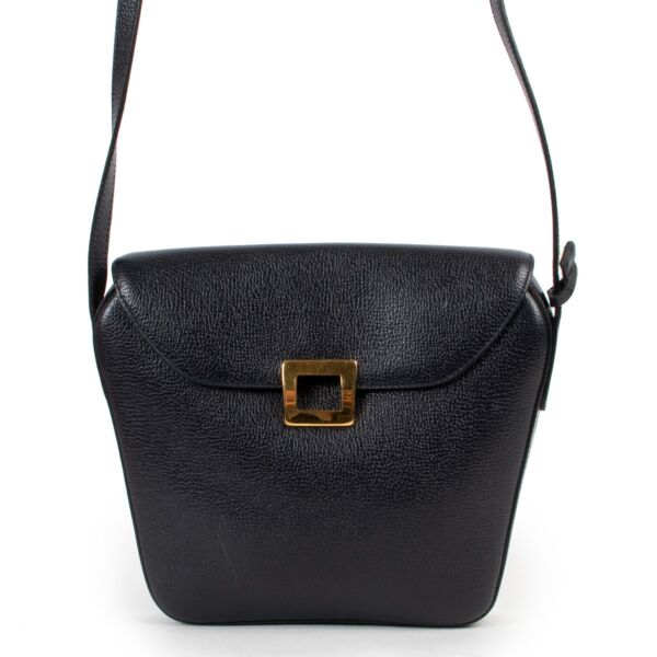 Secondhand Vintage Delvaux Blue Amitié Jumping Crossbody