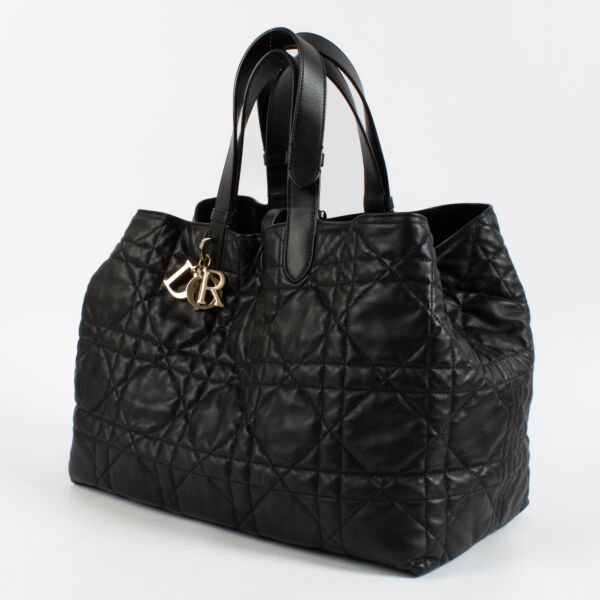 Christian Dior Black Large Toujours Bag