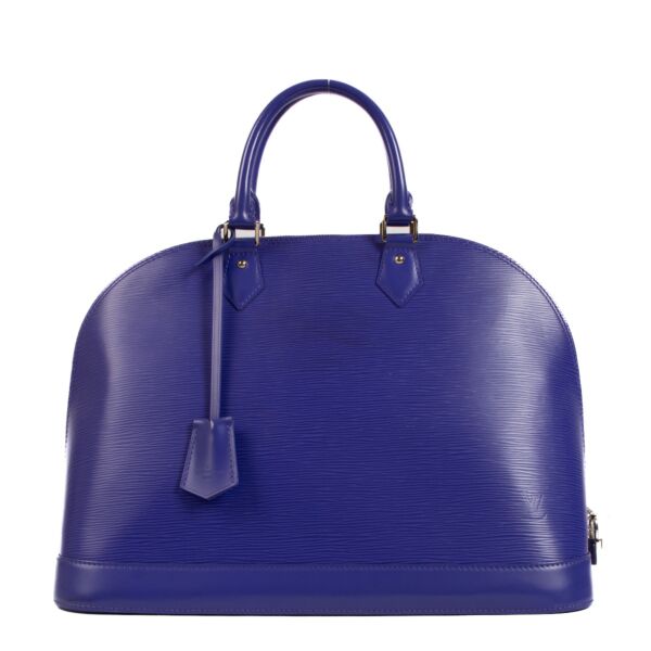 Shop 100% authentic second-hand Louis Vuitton Figue Epi Leather Alma GM Top Handle on Labellov.com