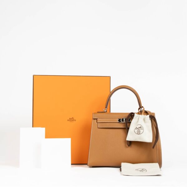 Hermès Kelly 25 Gold Epsom PHW