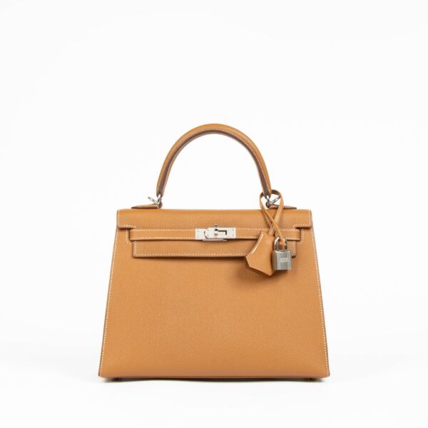 Hermès Kelly 25 Gold Epsom PHW