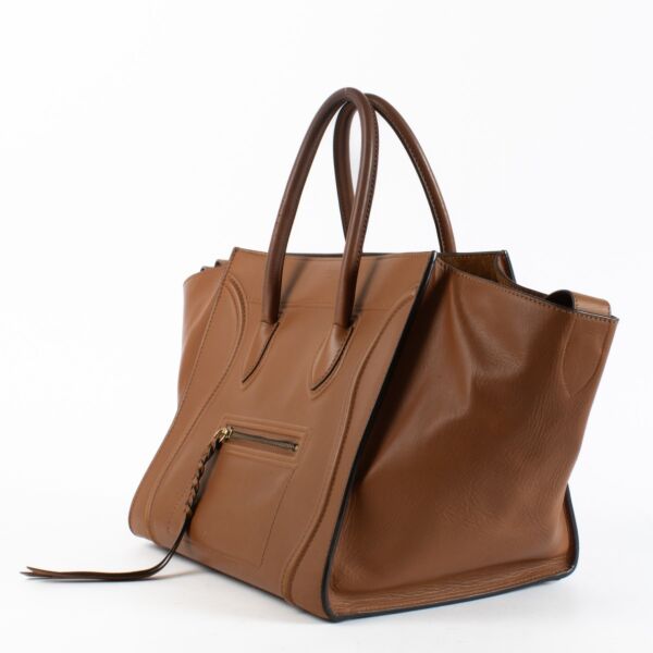 Celine Natural Calfskin Medium Luggage Phantom Bag