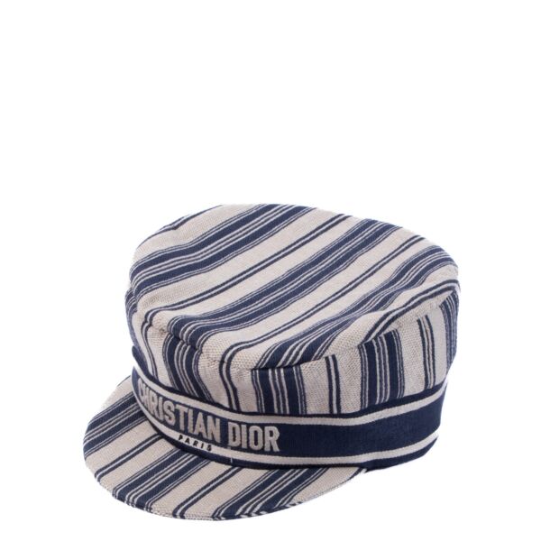 Christian Dior Blue Cotton Travel Hat 