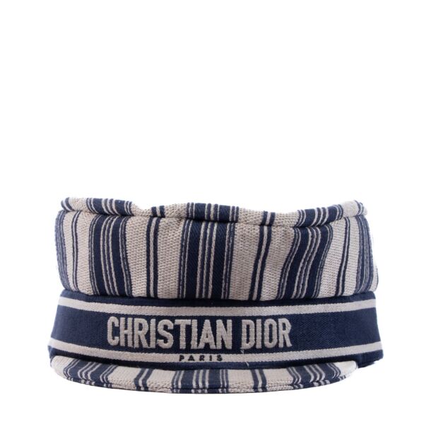 Christian Dior Blue Cotton Travel Hat 