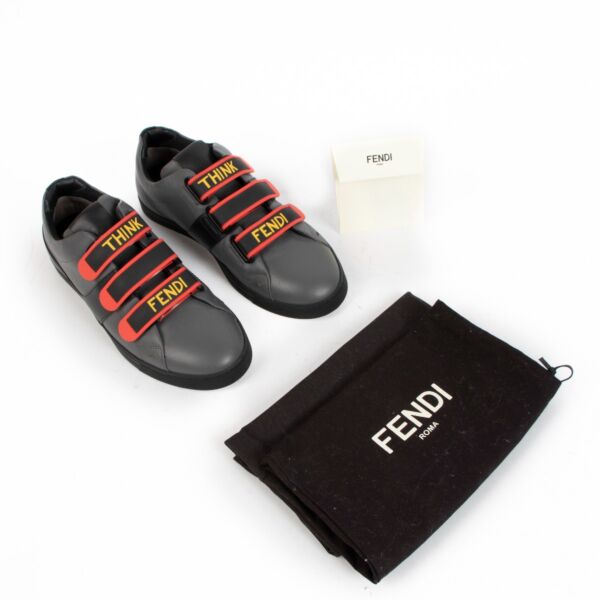 Think Fendi Velcro Straps Sneakers - Size 42