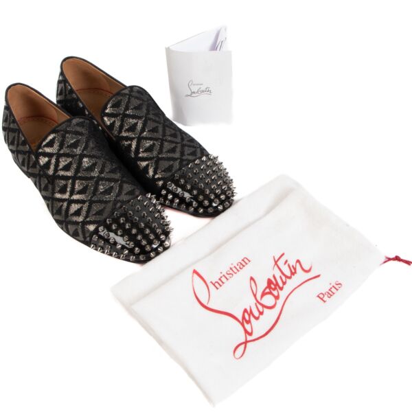 Christian Louboutin Black Spooky Loafers - Size 42,5