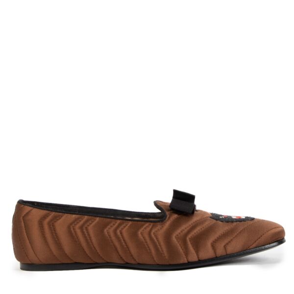 shop authentic second hand Gucci Brown Loafers - Size 42 1/2 on Labellov.com