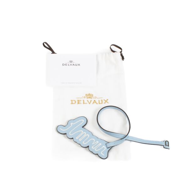 Delvaux Azure Jumping Calf Magritte l'Amour Charm
