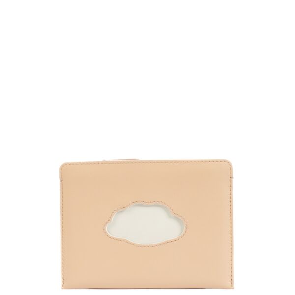 Buy authentic second hand Delvaux Nude Leather Magritte La Corde Card Holder Wallet at Labellov.com 