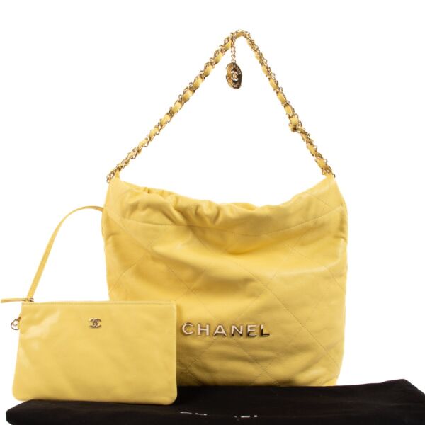 Chanel Yellow 22 Small Bag
