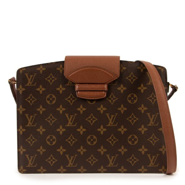 Shop authentic second hand Louis Vuitton Monogram Canvas Courcelles Crossbody Bag at Labellov