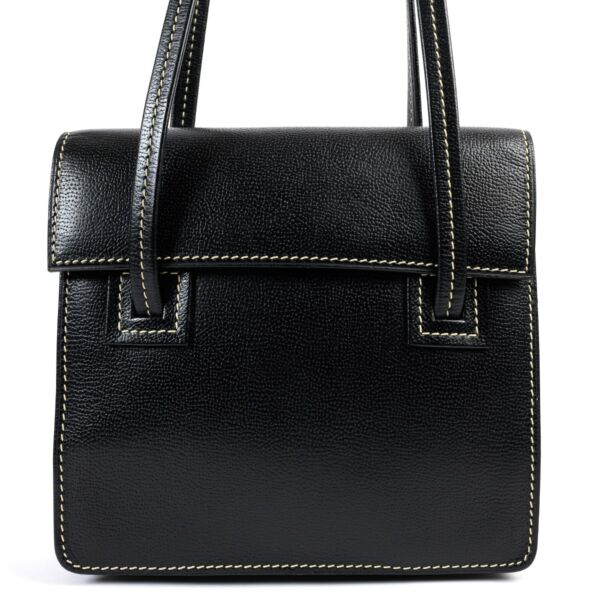 Delvaux Black Santal PM Shoulder Bag