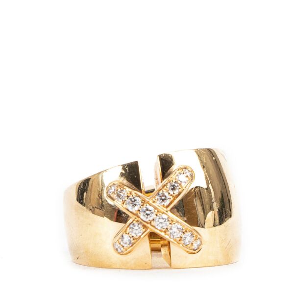 Chaumet Liens XL Yellow Gold & Diamond Ring