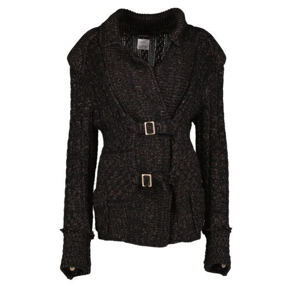 Chanel 89A Black Knitted Jacket