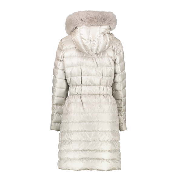 Max Mara Silver Coat - Size 42