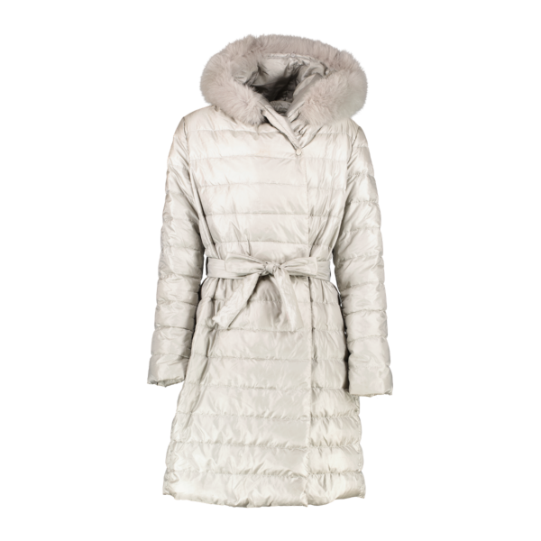 Shop safe online at Labellov in Antwerp this 100% authentic second hand Max Mara Silver Coat - Size 42