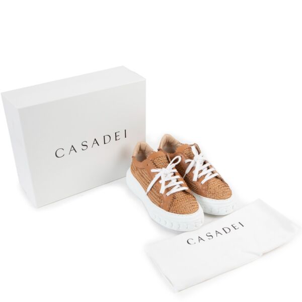 Casadei Natural Off-Road Twiga Sneakers - Size 37,5 