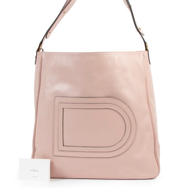 Delvaux Pink Louise Hobo Shoulder Bag