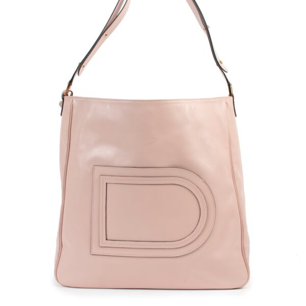 Shop safe online at Labellov in Antwerp this 100% authentic second hand Delvaux Pink Le Louise Satchel Shoulder Bag