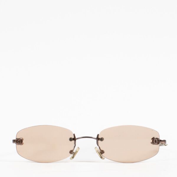 Shop 100% authentic second hand Chanel Bronze Sunglasses on Labellov.com