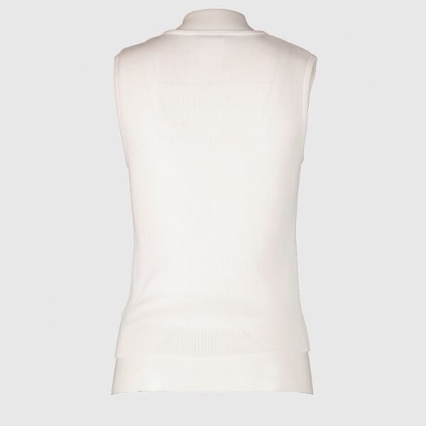 Chanel 00C White Knit Sleeveless Top - Size FR40