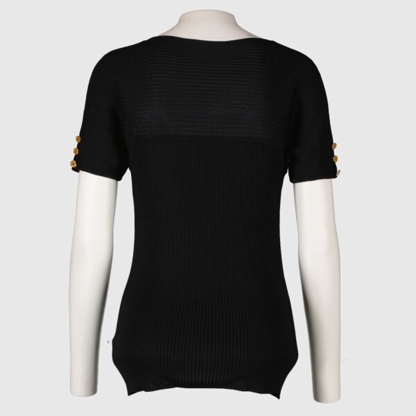 Hermès Black Knitwear Top - size L